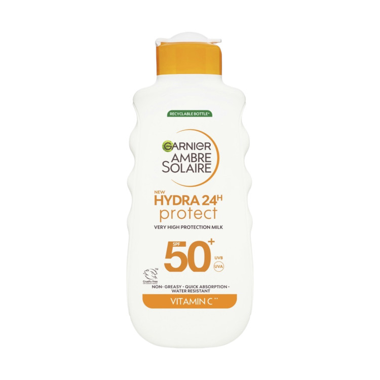 GARNIER ambre solaire, Hydra Protect, Мляко, SPF 50, 170мл GARNIER ambre solaire, Hydra Protect, Мляко, SPF 50, 170мл