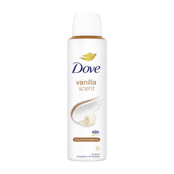 DOVE дезодорант дамски, Vanilla scent, 150мл