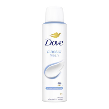 DOVE дезодорант дамски, Classic Fresh, 150мл
