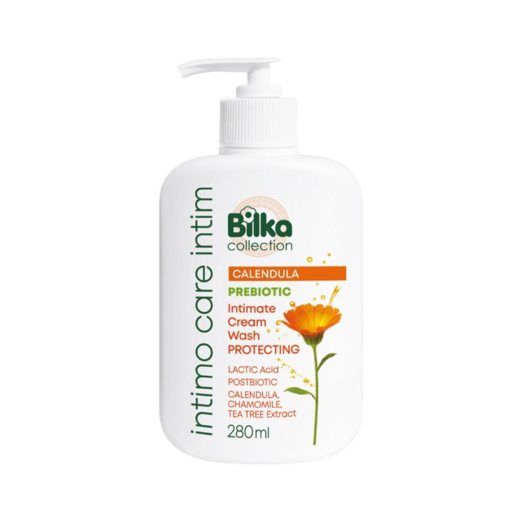 Bilka, Интимен измиващ крем Calendula Prebiotic, 280 мл