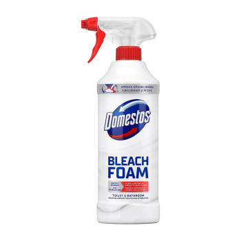 Domestos, Пяна с белина White & Shine за баня и тоалетна, 435 мл Domestos, Пяна с белина White & Shine за баня и тоалетна, 435 мл