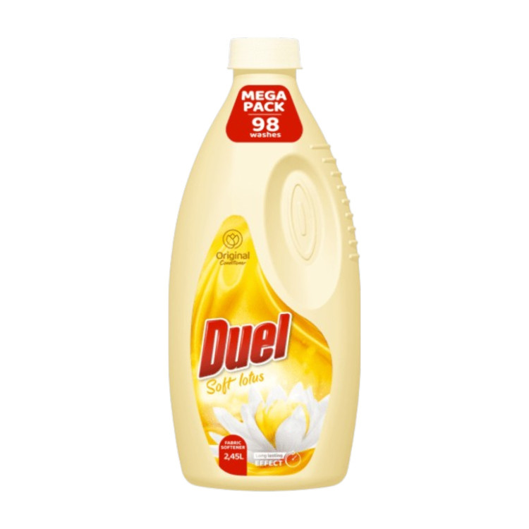 Duel омекотител за пране Soft Lotus Mega Pack, 2.45 л / 98 пранета