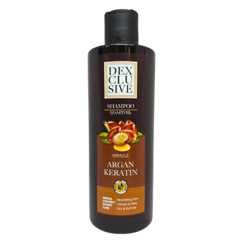 Dexclusive, Шампоан Miracle Argan Keratin, 400 мл