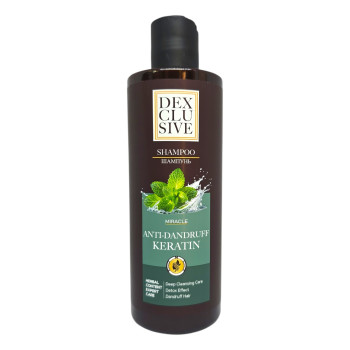 Dexclusive, Шампоан Miracle Anti‑Dandruff Keratin, 400 мл