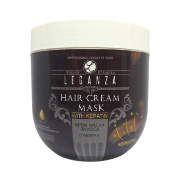 LEGANZA, Hair Cream Mask With Keratin, крем-маска за коса с кератин, 1кг