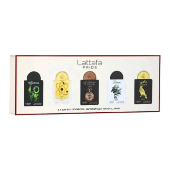 LATTAFA, Pride Discovery Set Collection 2, подаръчен комплект Eau de Parfum, 5 x 20 мл