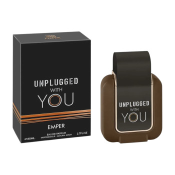 EMPER, Unplugged With You, Eau de Parfum, мъжки парфюм, 80 мл