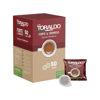 TORALDO, Forte & Cremoso, кафе дози ESE 44 мм, 50 бр TORALDO, Forte & Cremoso, кафе дози ESE 44 мм, 50 бр