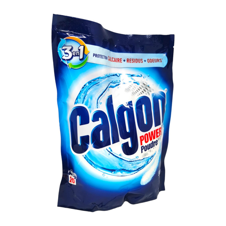 CALGON препарат против котлен камък, Плик, 3в1,20 пранета, 500гр