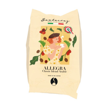 SANTACRUZ, Allegra Classic Blend Arabic, кафе на зърна, 1 кг