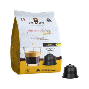 LOLLOCAFFE, Passione Dolce Orosissimo, кафе капсули Dolce Gusto, 16 бр