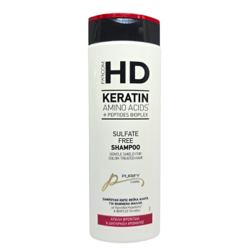 FARCOM HD Keratin Amino Acids + Peptides Bioplex, безсулфатен шампоан за боядисана коса
