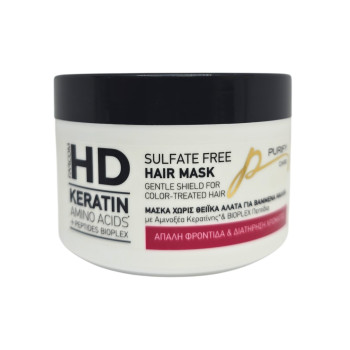 FARCOM HD Keratin Amino Acids + Peptides Bioplex, безсулфатна маска за боядисана коса