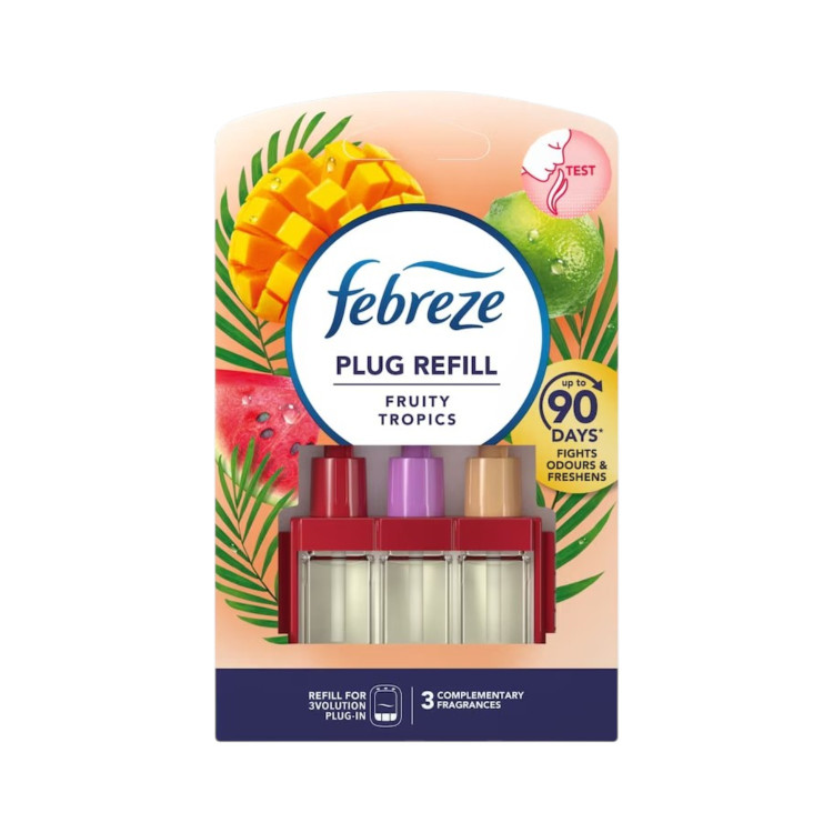 AMBI PUR febreze  електрически ароматизатор, Пълнител, 3 volution, Fruity Tropics