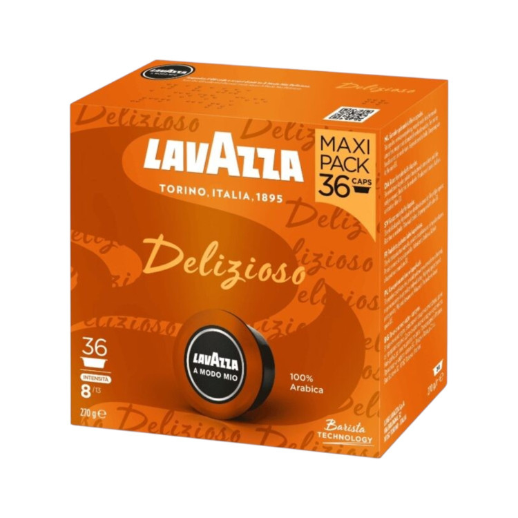 LAVAZZA, Delizioso 100% Arabica, кафе капсули A Modo Mio, 36 бр LAVAZZA, Delizioso 100% Arabica, кафе капсули A Modo Mio, 36 бр