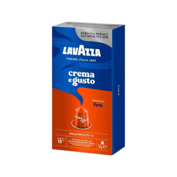 LAVAZZA, Crema e Gusto Risveglio Forte, алуминиеви кафе капсули Nespresso, 10 бр LAVAZZA, Crema e Gusto Risveglio Forte, алуминиеви кафе капсули Nespresso, 10 бр