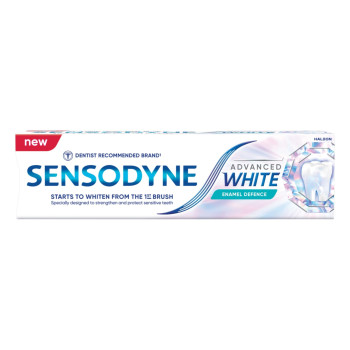 SENSODYNE Advanced White Enamel Defence, избелваща паста за чувствителни зъби, 75 мл