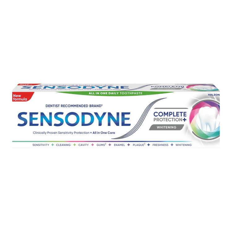 SENSODYNE Complete Protection+ Whitening, паста за зъби за чувствителни зъби, 75 мл SENSODYNE Complete Protection+ Whitening, паста за зъби за чувствителни зъби, 75 мл