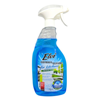 ELVI Universal Cleaner Active Foam, спрей за почистване на кухня, 750 мл