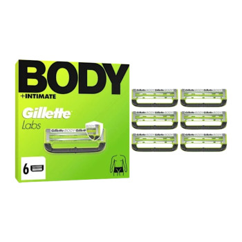 GILLETTE labs body + intimate резервни ножчета, 6 броя GILLETTE labs body + intimate резервни ножчета, 6 броя