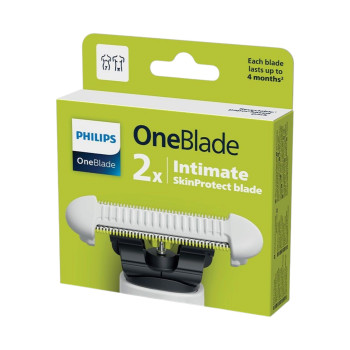 PHILIPS oneblade intimate skinprotect резервни ножчета, 2 броя PHILIPS oneblade intimate skinprotect резервни ножчета, 2 броя