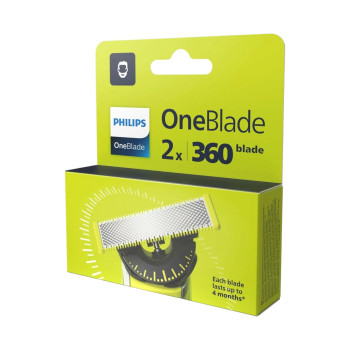 PHILIPS oneblade 360 резервни ножчета, 2 броя PHILIPS oneblade 360 резервни ножчета, 2 броя