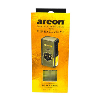 AREON vip exclusive black king автомобилен ароматизатор, 8 мл