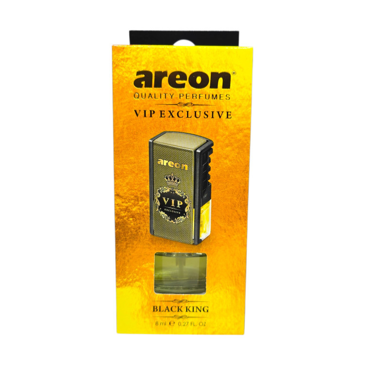 AREON vip exclusive black king автомобилен ароматизатор, 8 мл AREON vip exclusive black king автомобилен ароматизатор, 8 мл