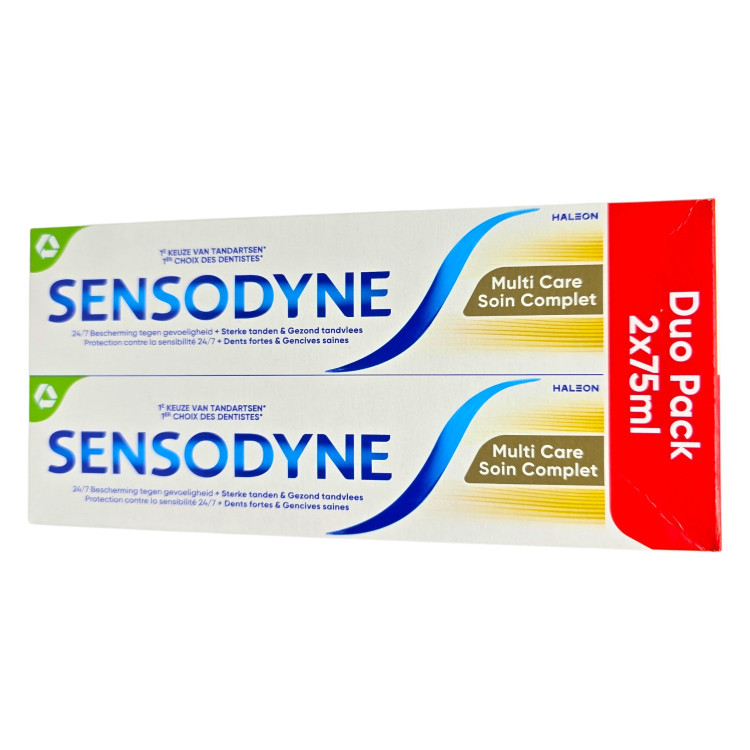 SENSODYNE Multi Care паста за зъби за цялостна грижа, 2 × 75 мл SENSODYNE Multi Care паста за зъби за цялостна грижа, 2 × 75 мл