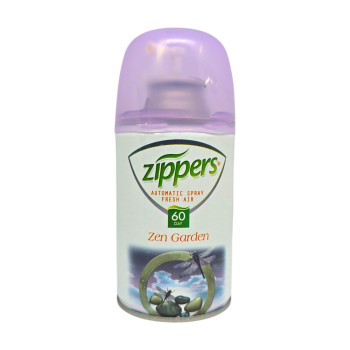 ZIPPERS ароматизатор, Пълнител за машинка, Zen Garden, 260мл