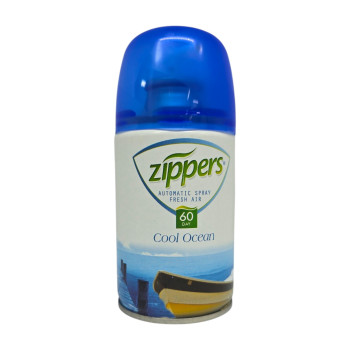 ZIPPERS ароматизатор, Пълнител за машинка, Cool Ocean, 260мл