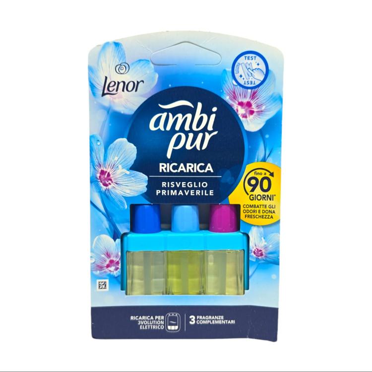 AMBI PUR електрически ароматизатор, Пълнител, 3 volution, Lenor, Primaverile