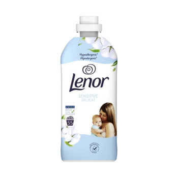 LENOR омекотител за пране, 1155мл, 55 пранета, Sensitive delicate