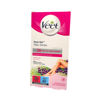 VEET депилиращи ленти за тяло, Нормална кожа, 10 броя (двойни ленти)