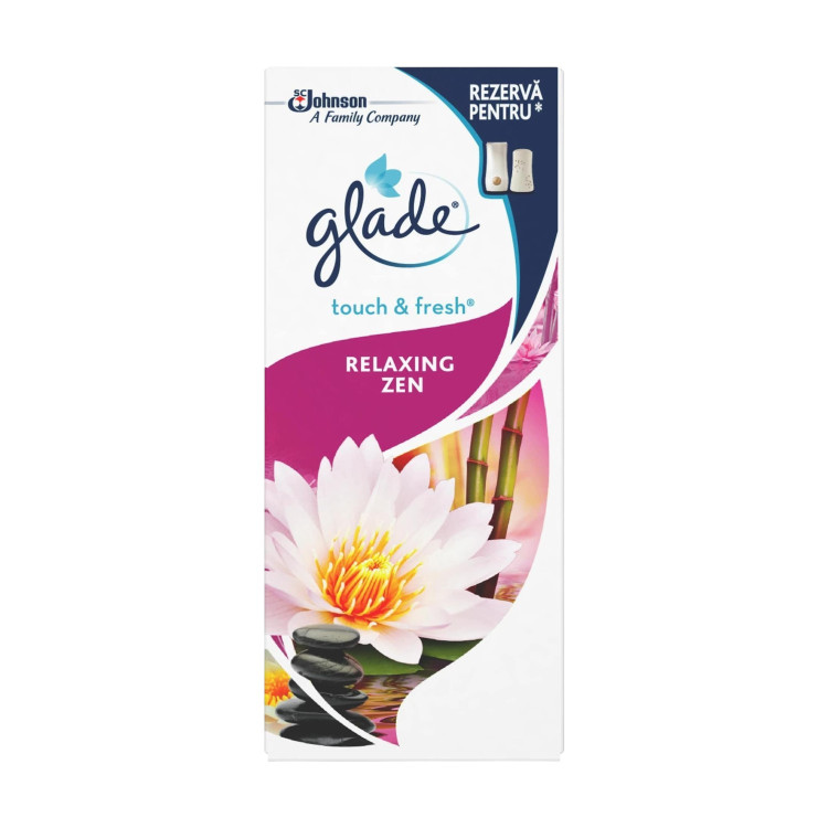 GLADE ароматизатор, Microspray, Пълнител, Relaxing zen GLADE ароматизатор, Microspray, Пълнител, Relaxing zen