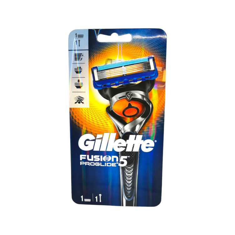 GILLETTE fusion proglide 5 мъжка самобръсначка, 1 дръжка, 1 ножче