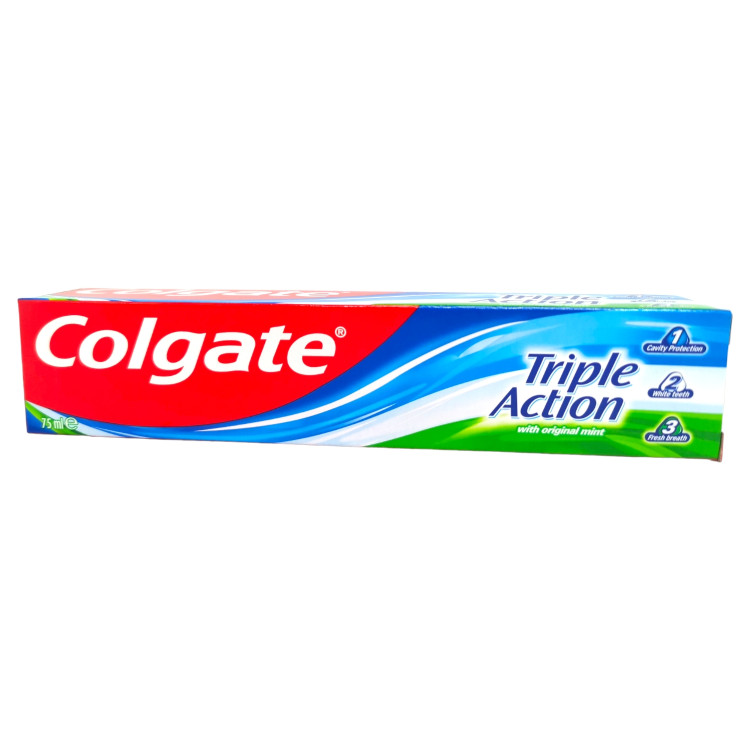 COLGATE паста за зъби, Triple Action, 75мл