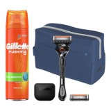 GILLETTE подаръчен комплект, Proglide, Гел за бръснене 200мл, Дръжка 1 брой, Ножчета 2 броя