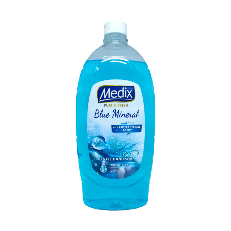 MEDIX течен сапун, Blue mineral, С антибактериална съставка, 800мл
