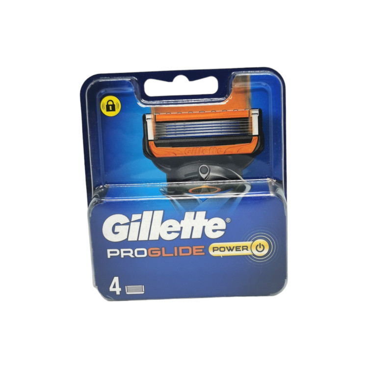 GILLETTE резервни ножчета, Fusion 5, Proglide, Power, 4 броя