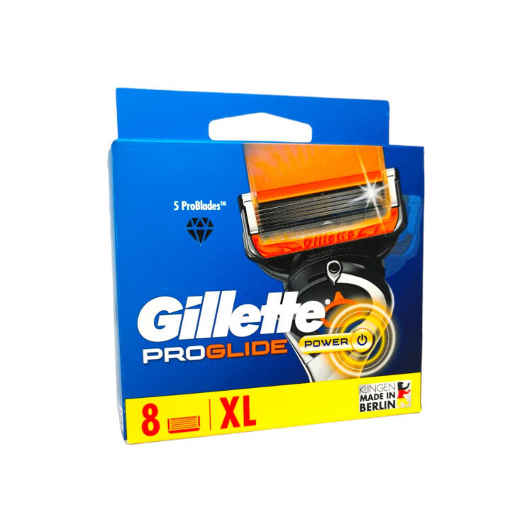 Gillette Fusion 5 ProGlide, Power, Резервни ножчета, 8 броя