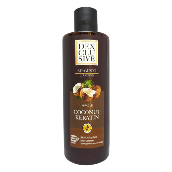 Dexclusive, Шампоан Miracle Coconut Keratin, 400 мл Dexclusive, Шампоан Miracle Coconut Keratin, 400 мл