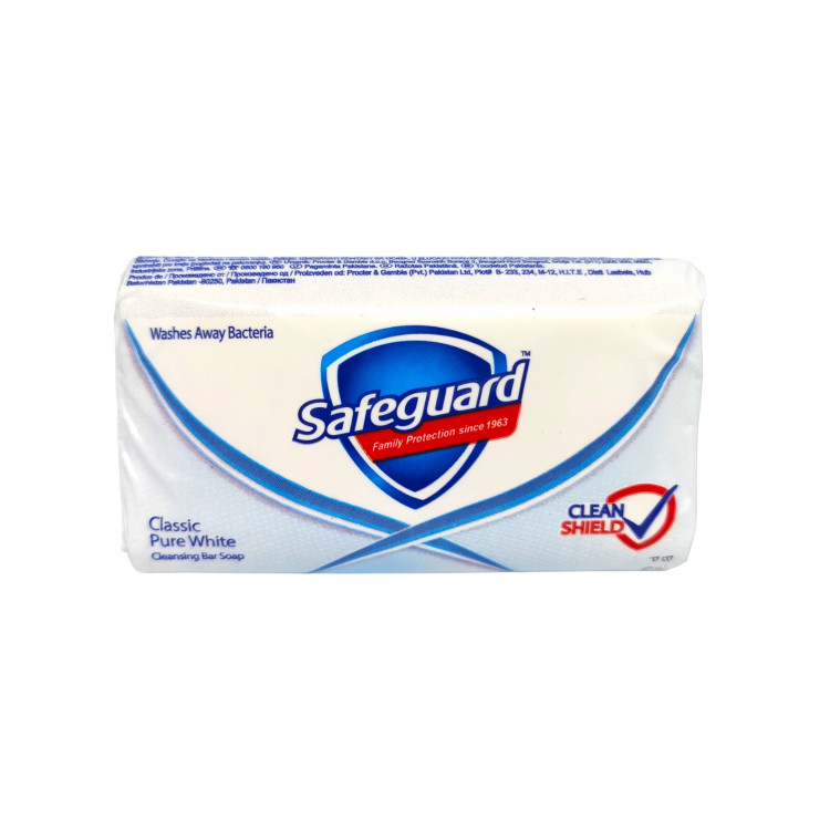 SAFEGUARD сапун, Антибактериален, 90гр, Classic Pure White
