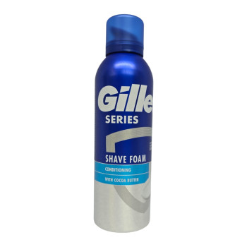GILLETTE пяна за бръснене, Series, Conditioning, Cocoa Butter, 200мл GILLETTE пяна за бръснене, Series, Conditioning, Cocoa Butter, 200мл