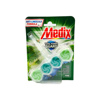 MEDIX ароматизатор за тоалетна чиния, Wc fresh drops, Бор, 55гр MEDIX ароматизатор за тоалетна чиния, Wc fresh drops, Бор, 55гр