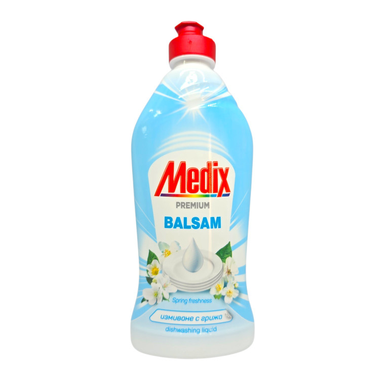 MEDIX почистващ препарат за съдове с балсам , Spring freshness, 415