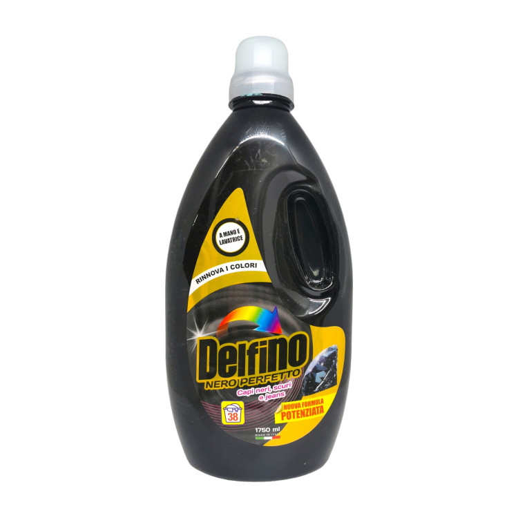 DELFINO течен перилен препарат, Черно пране, 1750мл, 38 пранета