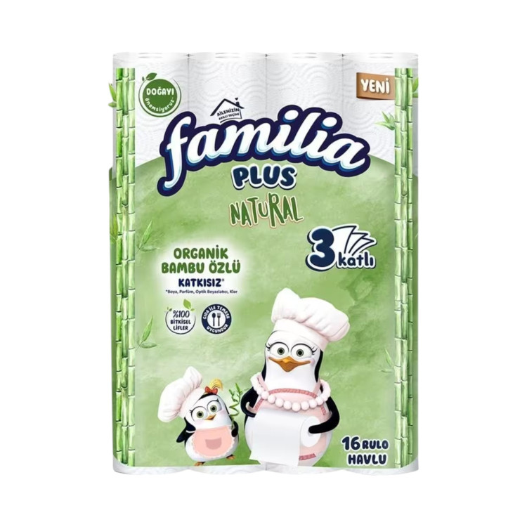 FAMILIA кухненска ролка, Бяла, 16 броя FAMILIA кухненска ролка, Бяла, 16 броя