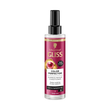 SCHWARZKOPF GLISS Спрей балсам Color Perfector за боядисана и изсветлявана коса, 200 мл