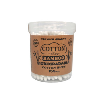 COTTON LINE клечки за уши, Bamboo, 100 броя COTTON LINE клечки за уши, Bamboo, 100 броя